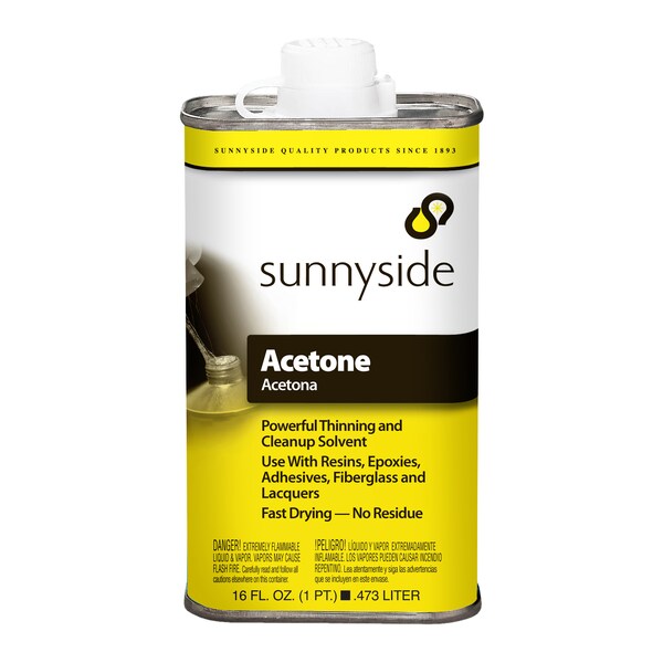 Sunnyside 1 Pt Fast Evaporating Acetone 84016 Zoro